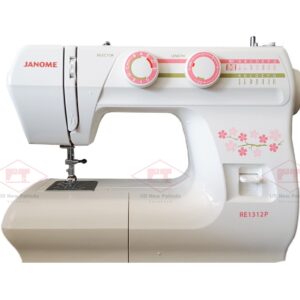 Mesin Jahit JANOME RE 1312 Serbaguna Portable Multifungsi Putih