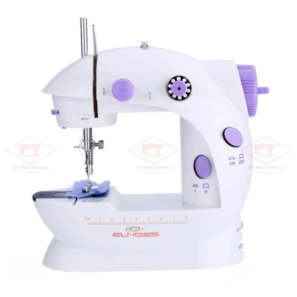 Mesin Jahit Mini FHSM-202 Portable 2 Benang Merk ELNOSS