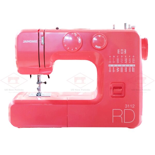 Mesin Jahit Portable JANOME 3112 Pink Red Green NS 311 A - Image 4
