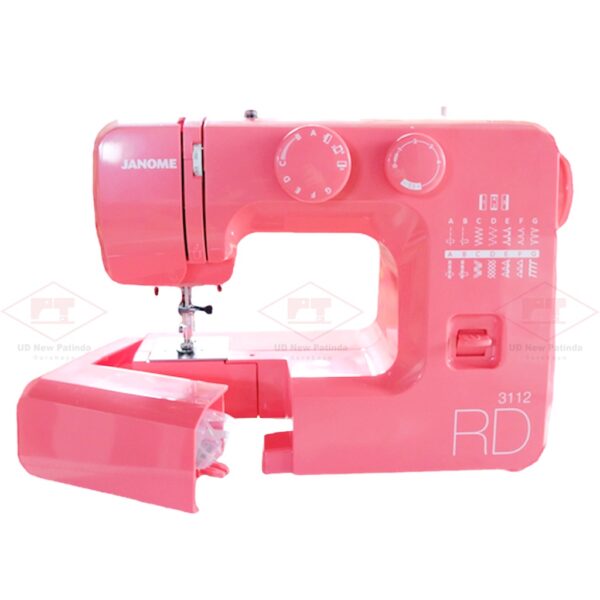 Mesin Jahit Portable JANOME 3112 Pink Red Green NS 311 A - Image 5