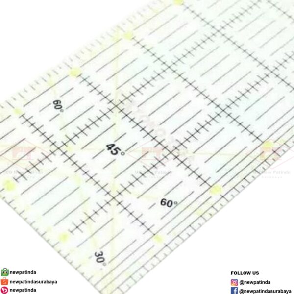Penggaris YICBOR quilting ruler busana AC-30 - Image 2