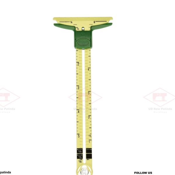ST-A23 5 in 1 Penggaris Pengukur Tepi Sewing Sliding Gauge Knitting - Image 2