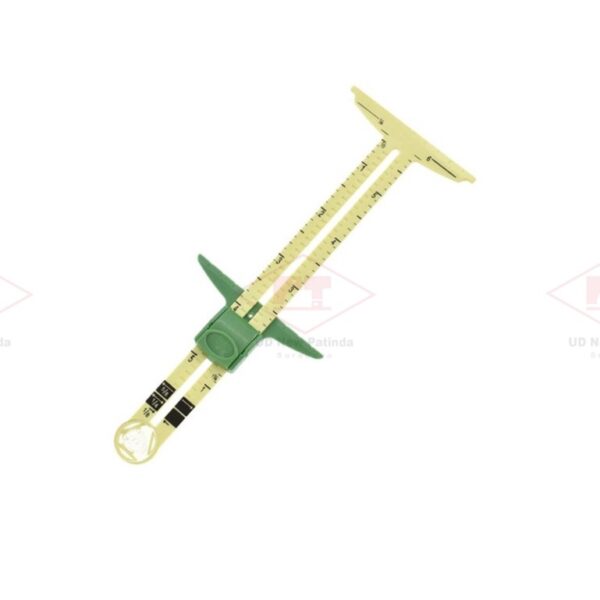 ST-A23 5 in 1 Penggaris Pengukur Tepi Sewing Sliding Gauge Knitting