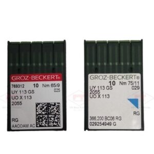 UO x 113GS GROZ BECKERT Jarum Mesin Jahit Overdeck Karet Waistband Industri