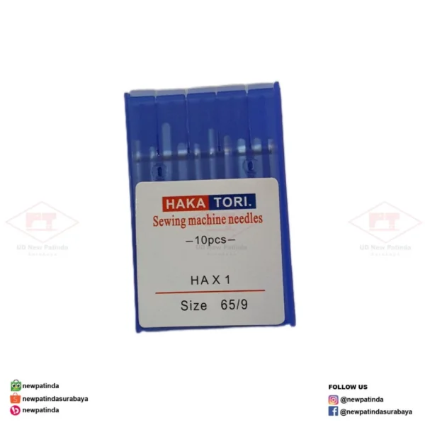 HA x 1 Jarum Mesin Jahit Rumah Tangga Portable Murah Meriah 10 Batang - Image 2
