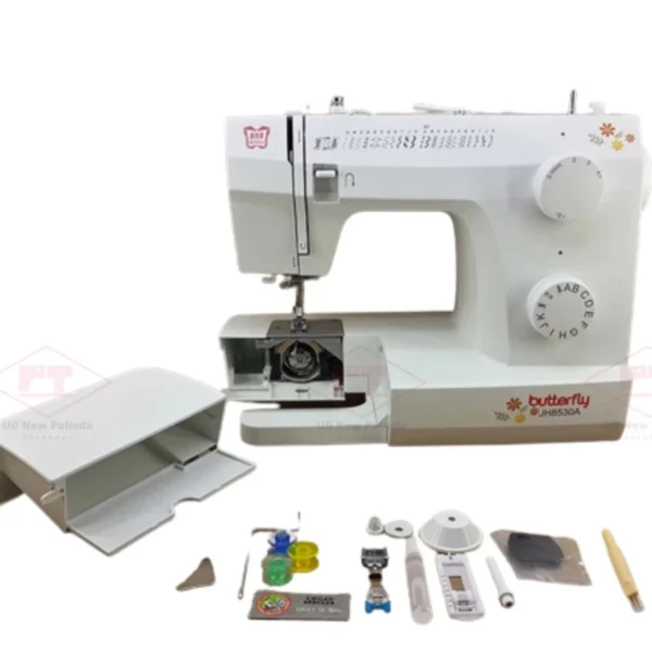 Mesin Jahit BUTTERFLY JH8530A Portable Zig Zag Serbaguna Murah JH 8530 A - Image 5