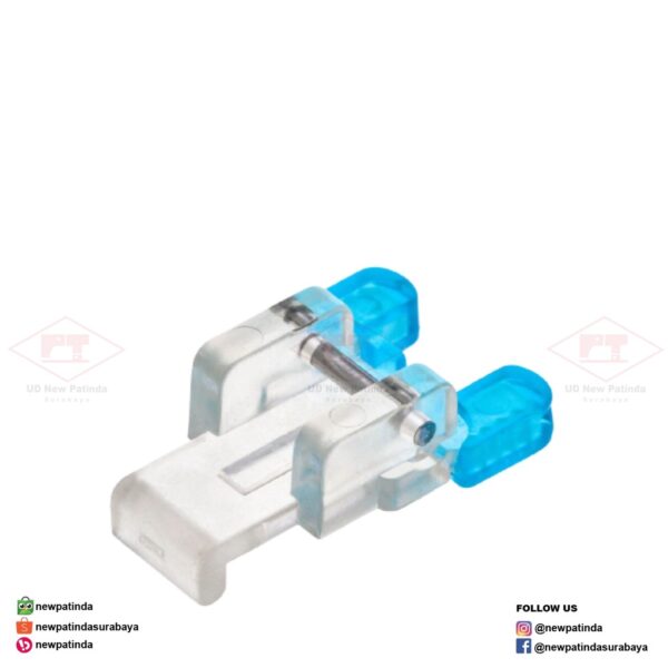 CY-7305 Biru sepatu pasang kancing button attach utk mesin jahit rumah tangga zig zag portable