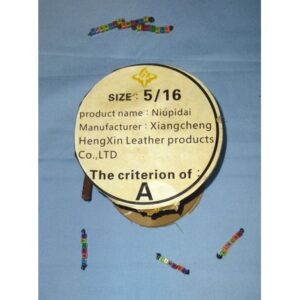 Tali Kulit / Leather Belt Ukuran 5/16 Inch Untuk Mesin Jahit Per Meter