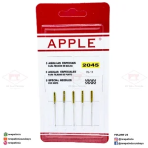 Jarum Emas 5 Batang Apple Mesin Jahit Serbaguna Rumah Tangga Portable