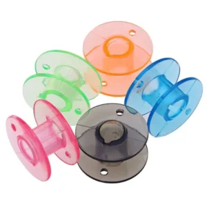 sepul kaca / plastik bobbin warna color mesin jahit zig zag rumah tangga portable serbaguna