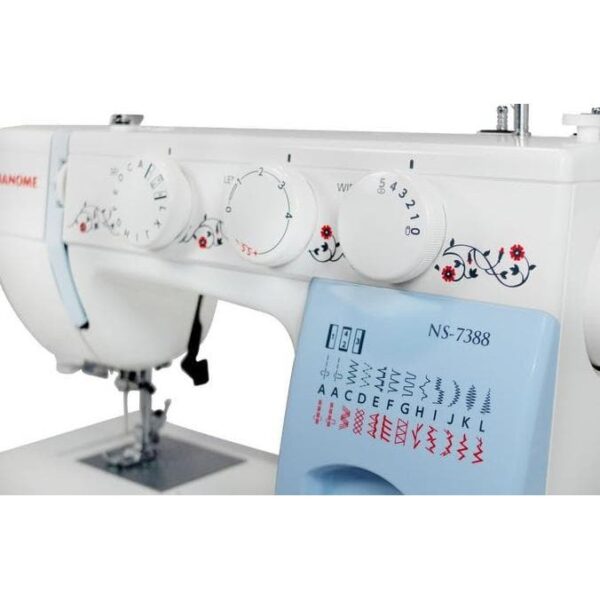 Mesin Jahit JANOME 7388 / Mesin Jahit Portable Body Besi - Image 2