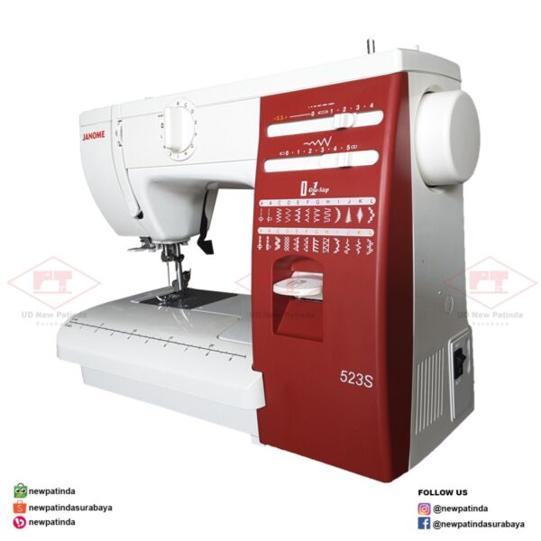 Mesin Jahit Janome 523S Full Besi Portable - Image 3