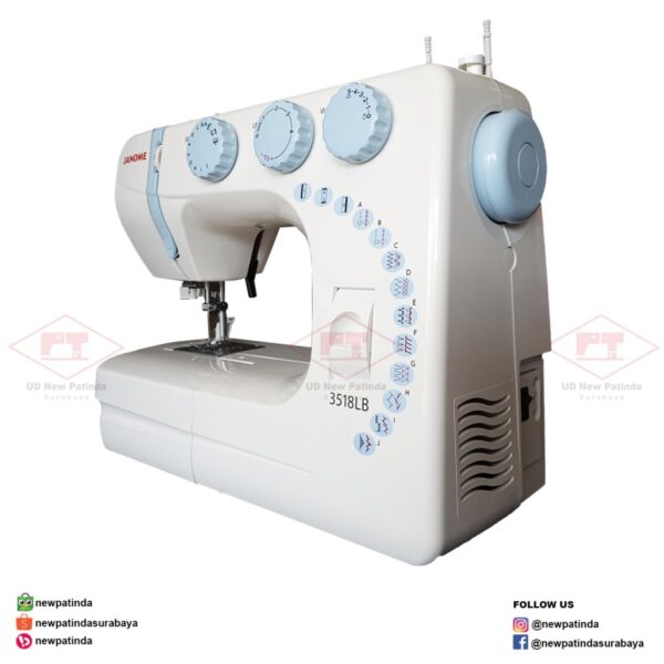 Mesin Jahit Portable Janome 3518LB - Image 2