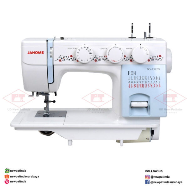 Mesin Jahit Semi Portable Janome 7322 - A